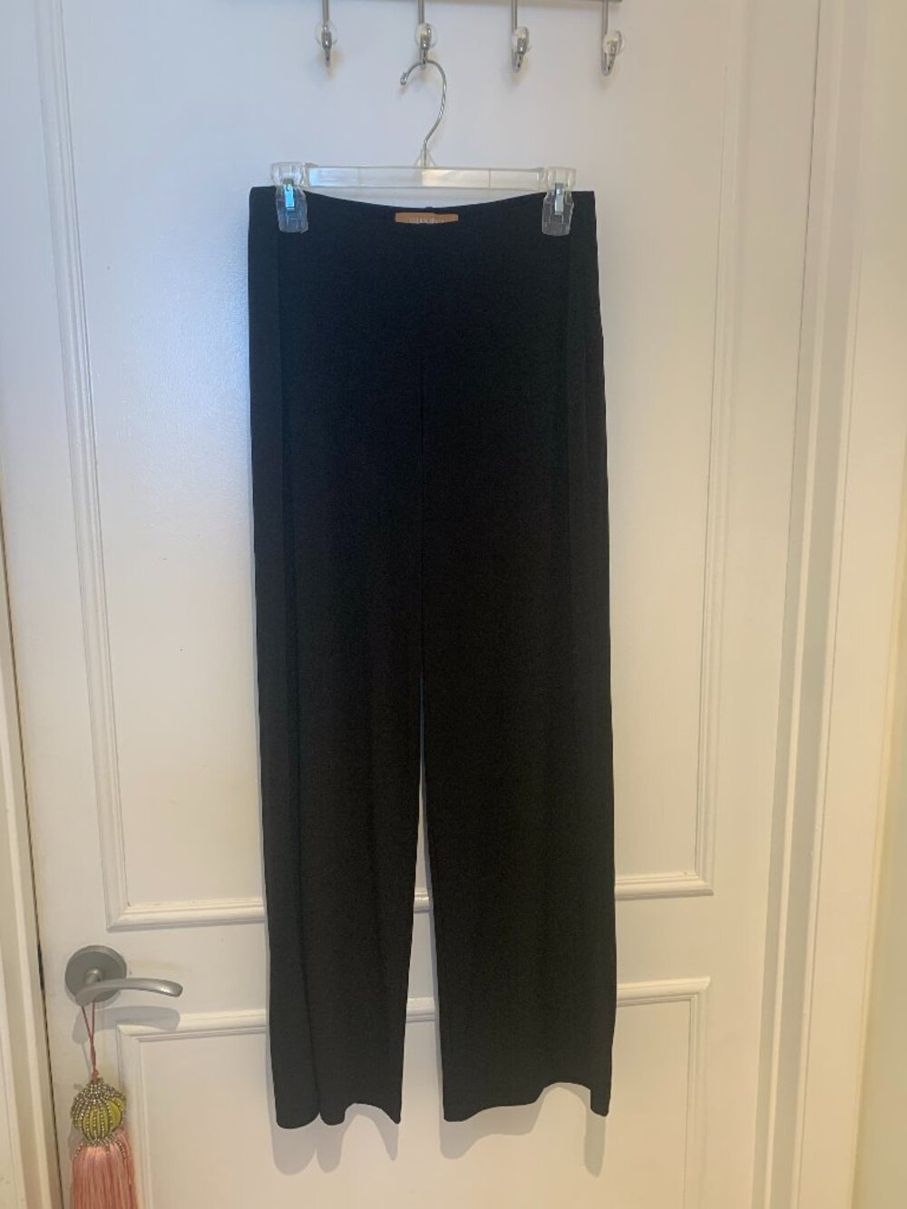 Ellen Tracy Wide-Leg Black Pants Size S